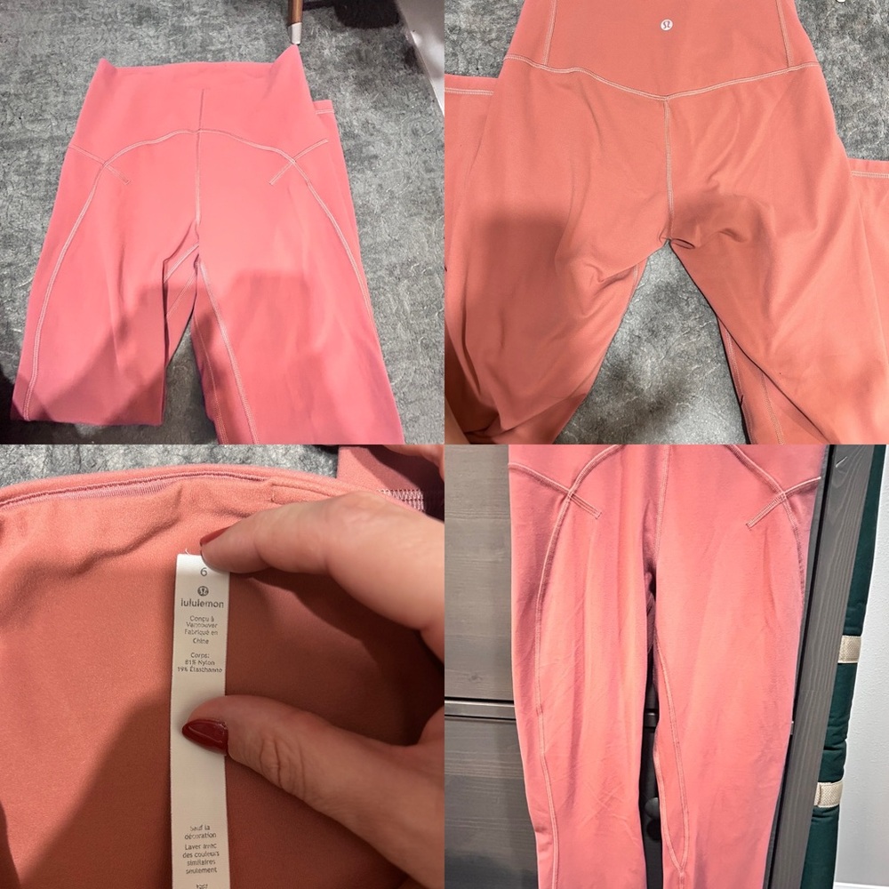 LULULEMON Align leggings - mauve pink color